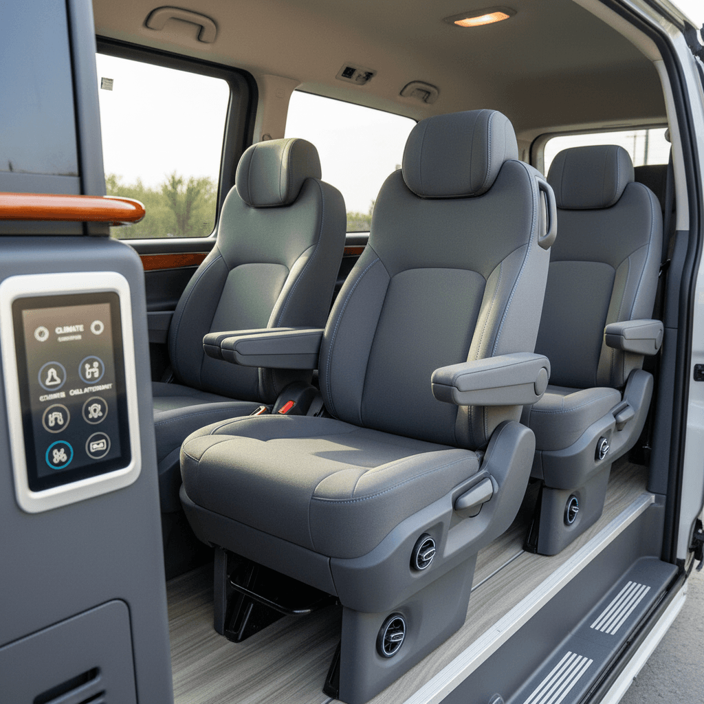 Comfortable accessible vehicle interior
